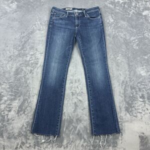 AG Adriano Goldschmied Jeans Womens 27R The Ballad Slim Boot Cut Bottoms